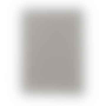 Thymianwurf in Grau in 100% Bio -Baumwolle 130 x 180 cm