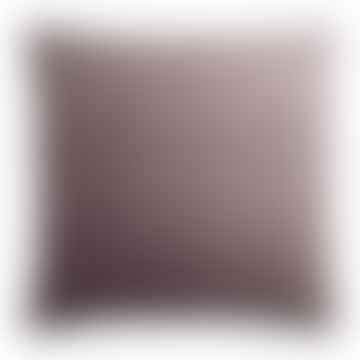 Horizon -Kissenbedeckung 50 x 50 cm in Pflaume in 50% Alpaka & 40% Schafwolle