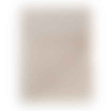 Dahlia getta in grigio chiaro in cotone organico e lino 130x180cm