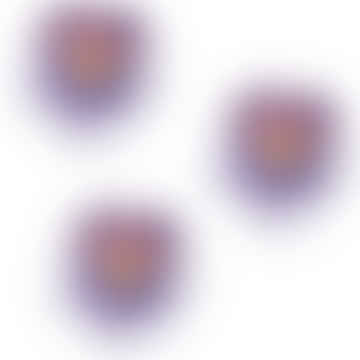 Tissue Paper Flowers Pansies, Purple, S, Fsc Mix, Ø 13 Cm, 3 Pcs