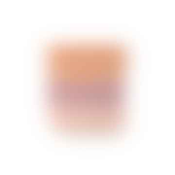 Safiri - panier de rangement tissé à bande orange, rose et violet - petit