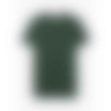 T-shirt di cotone pima da uomo lacoste in verde