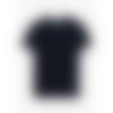 Camiseta de jersey de algodón para hombre en marina oscura