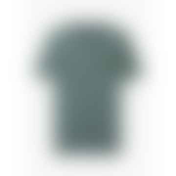 Camiseta de manga corta para hombre en verde mineral