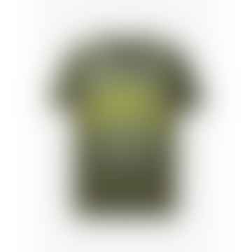 Mens Heavy Jersey Short Sleeve T-shirt In Green