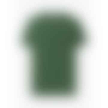 T-shirt de poche à rabat de jersey pour hommes 20/1 en vert