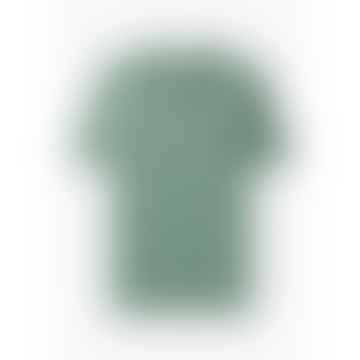 Herren 30/2 mercerisiertes Trikot-Taschen-Taschen-T-Shirt in Grün