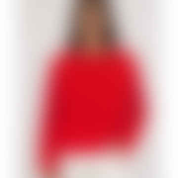 Cidjey suéter de cuello redondo Poppy rojo