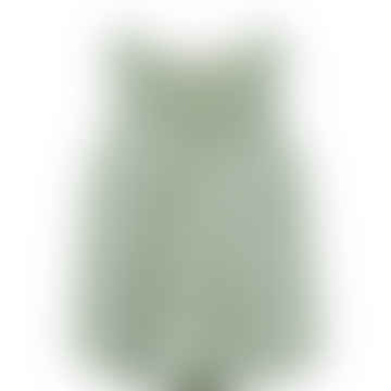 Astrid V-neck Silk Tank Top-smoke Green-153590