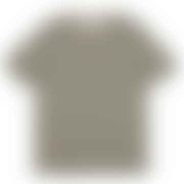 T -shirt classica a strisce - Olive / Ecru