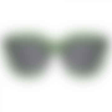 Dark Green Transparent Billy Sunglasses