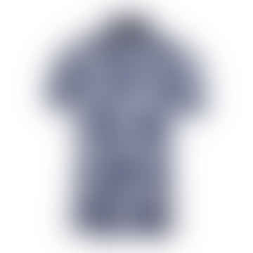- Slim Blue Patterned Polo Shirt 4401352580171