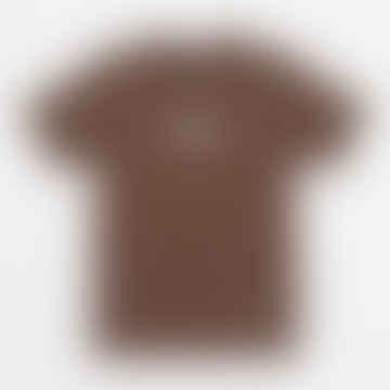 Camiseta clásica de la caja minúscula 2 en marrón