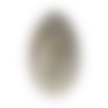 Huevo de Pascua de Metal para Rellenar - Flores - Tamaño Pequeño