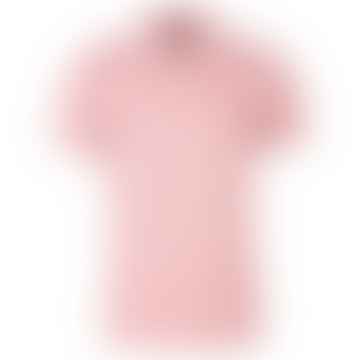Pink Salz ausgespültes Poloshirt ausgewaschen