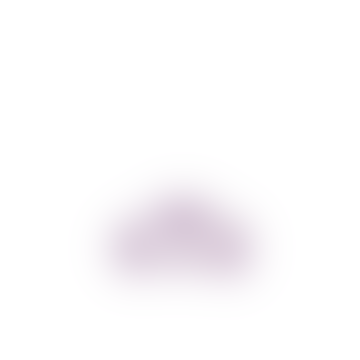 Melia Resin Bulldog Hairclip in lilla da grande metallo