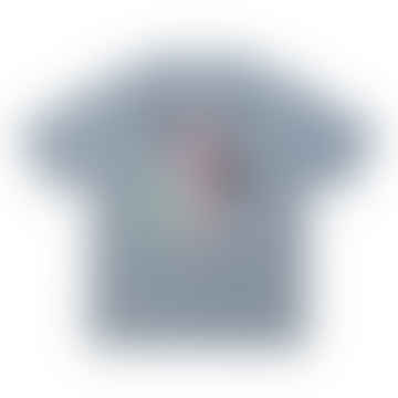 Ausgestattetes kurzes T-Shirt ausgestattet (Schieferpigment)