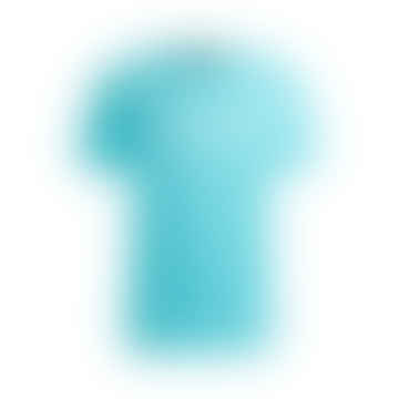Camiseta de corte estándar en CottonJersey en turquesa/aguamarina 50503276 442