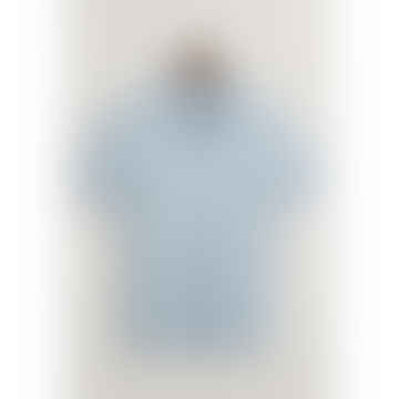 Regular Fit Shield Piqué Polo Shirt In Dove Blue 2210 474