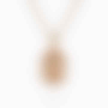 Mini Drop Necklace Gold Silk