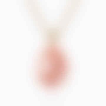 Klassische Drop -Halskette Gold Flamingo Zündung