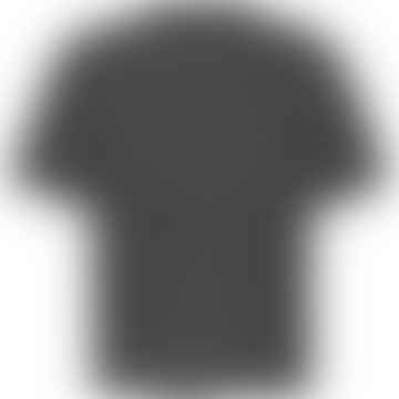 Verblasst schwarzes übergroßes Bio-T-Shirt