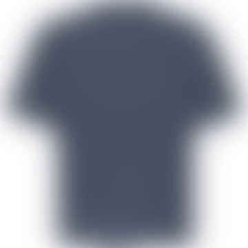 Neptunblau übergroße Bio-T-Shirt