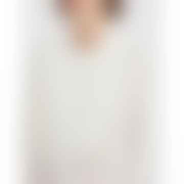 Camicia da seta a maniche lunghe del tocco intrecciata di Marella Sigma Dimensioni: 14, Col: Crema