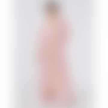 Hayley Menzies Gitana Sticked Puff Sleeve Maxi Kleid Größe: M, col:
