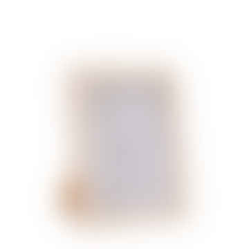 Hestia Glass Natürlicher weißer Knochenfoto Rahmen 5 "x 7"