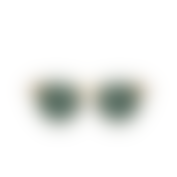Occhiali da sole Nuovo Depp in Champagne Clear W. Green Lenses