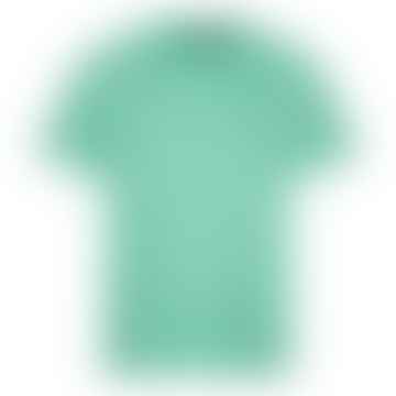 Camiseta de rayas - verde/blanco