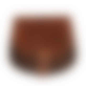 Bolsa de cuero de color marrón claro maya