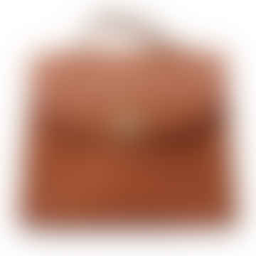 Bolso de cuero de vicky marrón claro