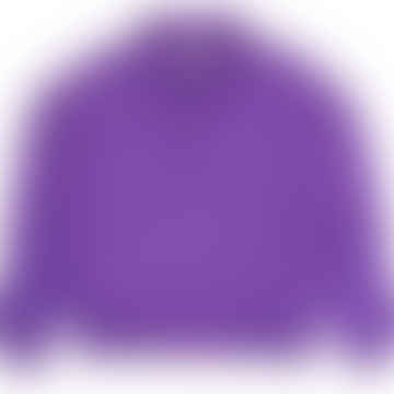 Sweinshirt de polo de algodón de Mike en púrpura