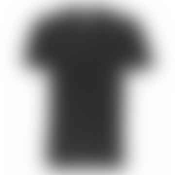 Klassisches Bio-T-Shirt verblasst schwarz