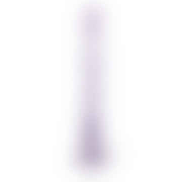 Handblown Glass Candle Holder - Lilac
