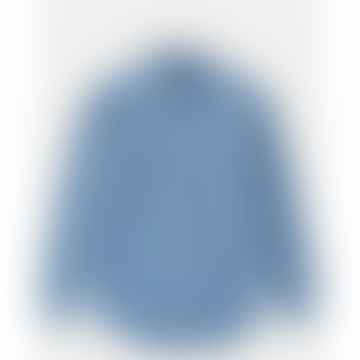 Camisa de vaquero - Algodón Chambray - Denim - Azul