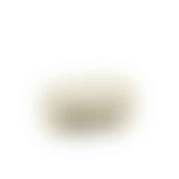 Serax • Ovale Porzellandose mit beigem Deckel Größe S