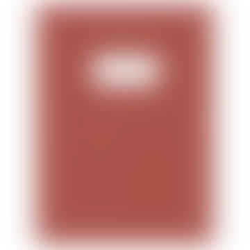 Kartotek • Notebook Check Grid Cover Rojo Ladrillo