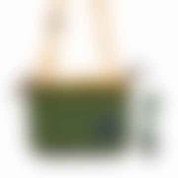 Bolso bandolera caramelo verde caqui