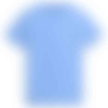 T -shirt della bandiera norvegese Salis - Fiore blu