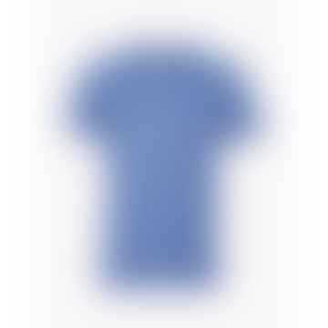 Maglietta di cotone blu blu cielo