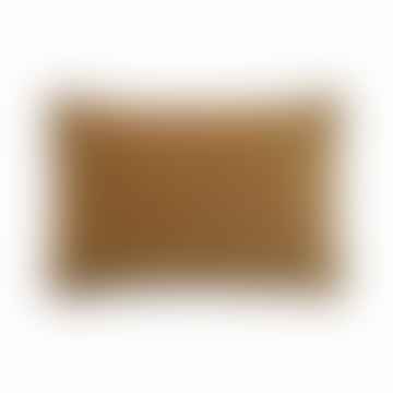 Cuscino di velluto marrone chiaro da 40 x 40 cm