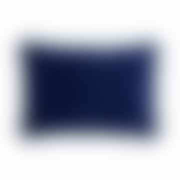 60 x 40 cm Midnight Blue Velvet Cushion