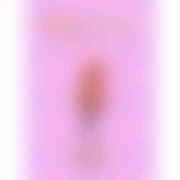Natürliche Frau rosa Haar Emaille Pin