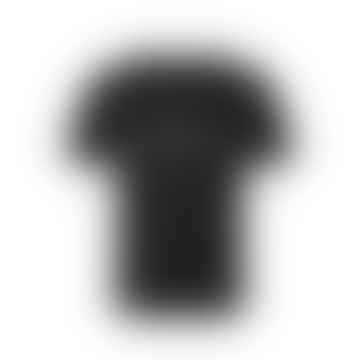 BOSS - Camiseta única de pijama de algodón negro estirado 50515395 001