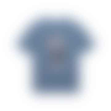 Art Market Bear T-Shirt - Blue