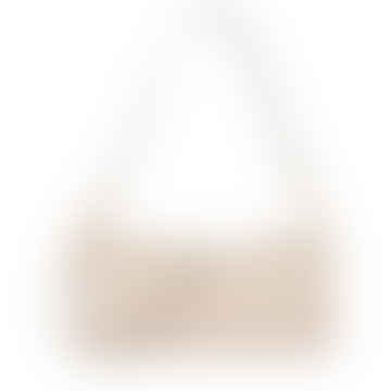 Every Other Single Strap Zip Shoulder Bag - Taupe