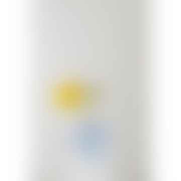 Bubble di fiori in piedi, tubo basso, blu, 802050b